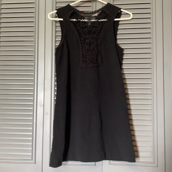 Free People Tops - Free People : XS Black Lacey Tank Top